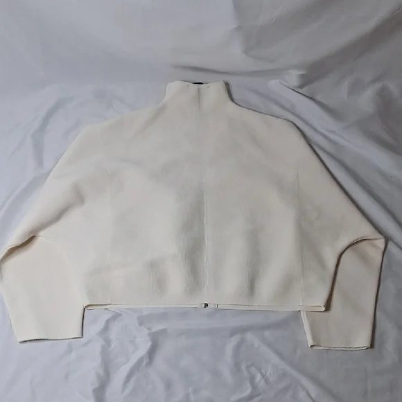 Zara Cream Bomber Jacket - Picture 5 of 5